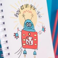 YOSIQUESE Libreta A-5 | Modelo: 'Hoy es un gran día' | Productos y regalos solidarios hechos por personas con discapacidad - details 5