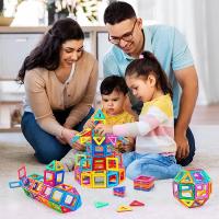 Juego De Construcción Magnético Para Niños Grande Tamaño Bloques Magnéticos De Diseñador Juguetes Educativos Montessori Regalos Para Niños De 3-6 Años - details 9