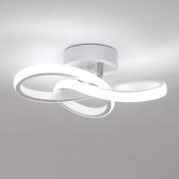 Lámpara de techo Modern LED, lámpara de techo con diseño en Espiral, accesorio de iluminación de techo, adecuada para pasillo, pasillo, entrada, Blanco - details 0
