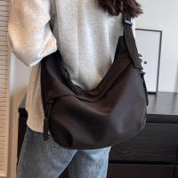 Bolso Bandolera De Lona Casual Para Mujer Y Hombre Capacidad Grande Negro Blanco Rojo Bolsa De Hombro Para Viaje Y Compras - details 6