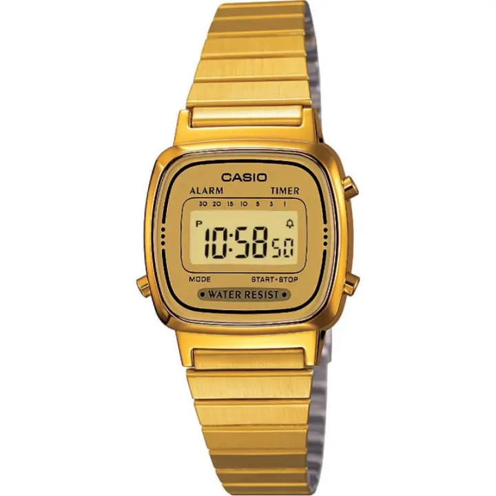 Reloj Casio Digital Dorado La670wega-9ef - 1