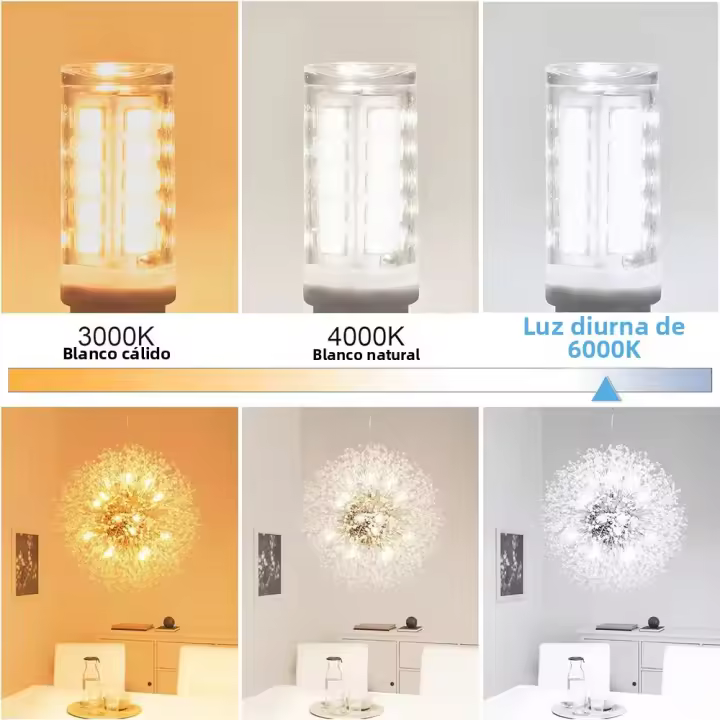 5PCS Bombilla LED G9 5W 7W 9W 220V Lámpara SMD2835 Luz De Cornisa Cálida/Fría Reemplaza 30W 50W 80W Luz Halógena Para Sala De Estar - 1