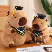 Doctor Hat Capybara De Peluche Muñeco De Peluche Suave Y Cálido Regalo De Graduación De Dibujos Animados Para Adultos Y Niños - details 3