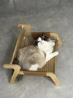 Cama De Gato De Verano Con Almohadilla Refrescante Sofá Resistentes Al Desgaste Rattan Silla De Descanso Casa De Perro Casa De Gato Hogar Para Mascotas - details 4