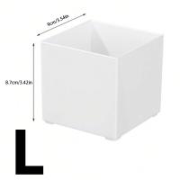 Cajón De Plástico Multiusos 1/3-Tier Para Almacenamiento De Joyería Y Maquillaje Organizador Espacioso Para Escritorio Uso Doméstico Y De Oficina - details 2