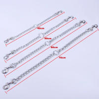 Correa Para Dos Perros De Acero Inoxidable Resistente Con Cadena De Seguridad Doble Para Caminar a Dos Perros Tamaño S/M/L/XL - details 0