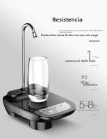 Bomba De Agua Portátil Eléctrica Con Carga USB Dispensador Automático De Bebida Para El Hogar Adecuado Para Oficina Y Viajes - details 3