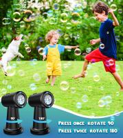 Máquina De Burbujas Para Niños Y Niñas Con Batería Recargable Automática Gira 90°/180° 20000+ Burbujas Por Minute Juguetes Educativos Para Bebés - details 5