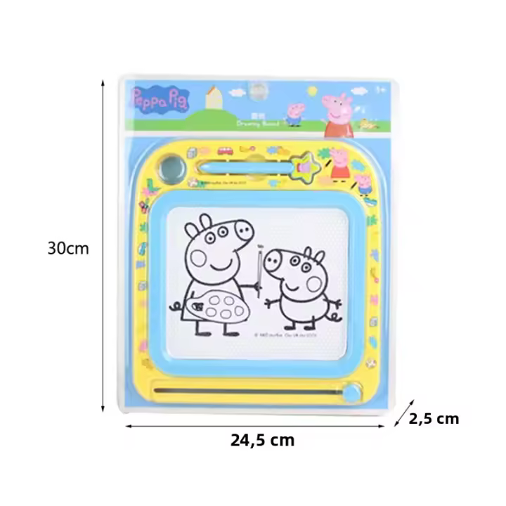 Tablero De Dibujo Magnético Peppa Pig Con Pluma De Magnetismo Colorido Juguete Educativo Para Niños Regalo De Cumpleaños Simulación De Graffiti DIY - 1