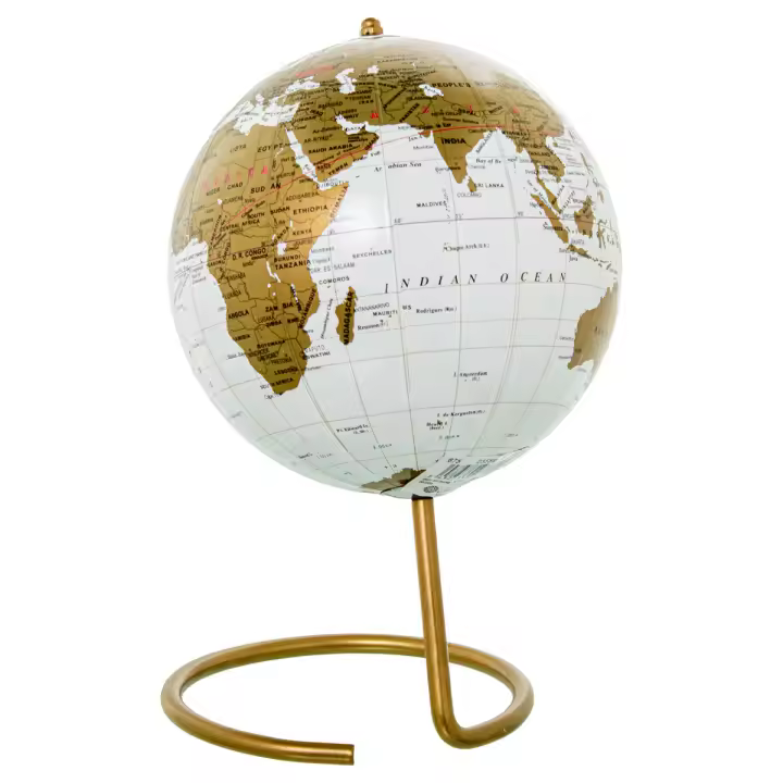 Globo Terraqueo Alexandra House Living Dorado Metal 16 x 25 x 16 cm - 1