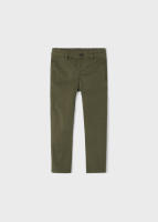 PANTALÓN BÁSICO CHINO DE NIÑO - CINTURA AJUSTABLE - COLOR  VERDE - MARCA MAYORAL. - details 0