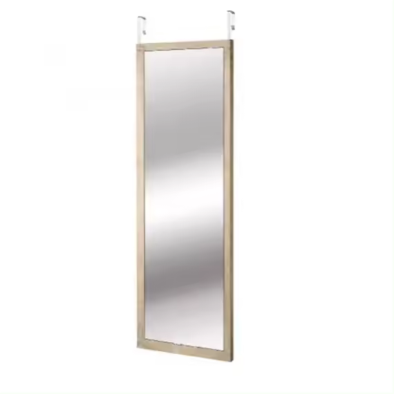 ARISE-Espejo para puerta madera，Espejo Puerta 30x120cm Madera Natural - 1