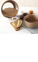 Molde para hornear de gasa con fondo móvil redondo dorado, molde para pastel de chocolate y gelatina, fácil de desmoldar, molde para pastel de queso y embrión de pastel - details 10