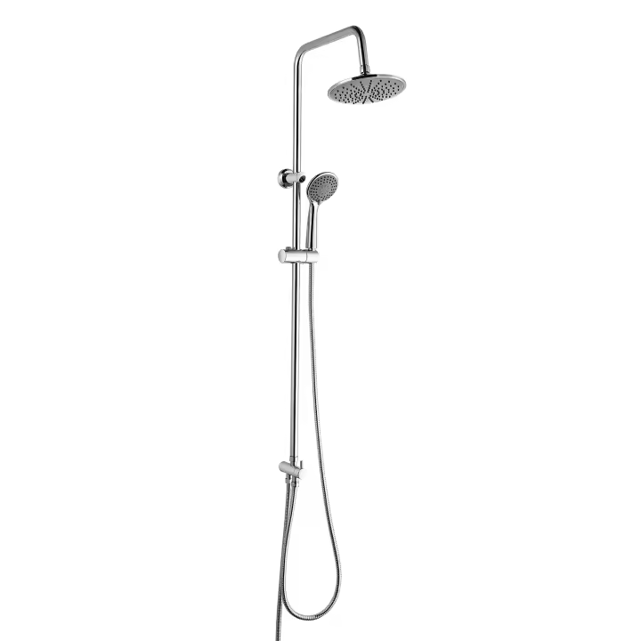 K2O Columna de Ducha sin Grifo K2O Chillout Cascade 96,5cm de Acero Inoxidable con Rociador y Ducha de Mano con 3 Posiciones - 1