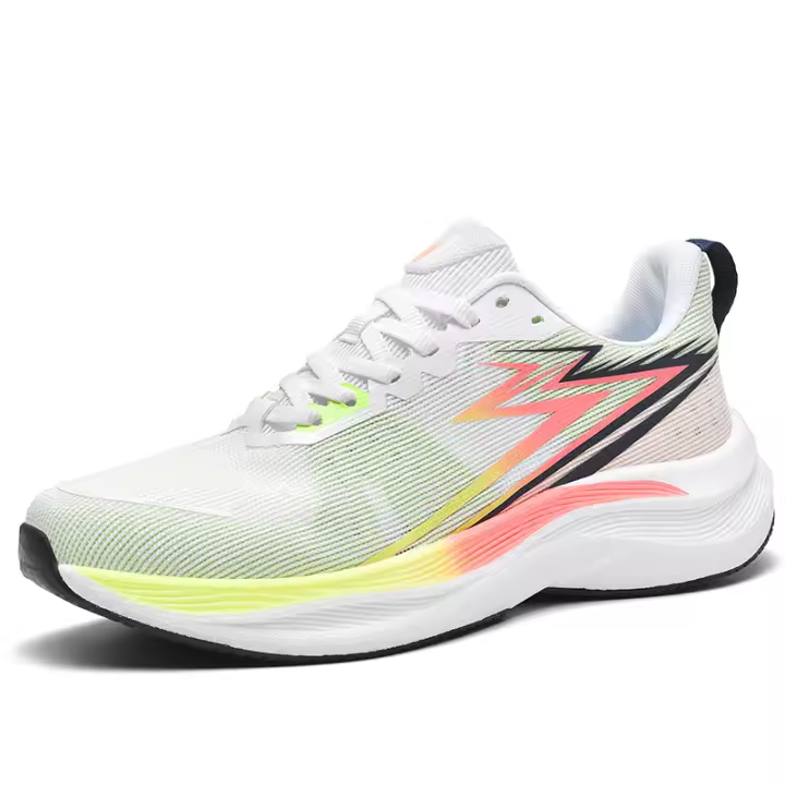 Zapatos De Correr Casual Para Hombres EZIIOT Con Placa De Carbono Y Suela Ligera Transpirable Color Naranja Talla True Fit - 1