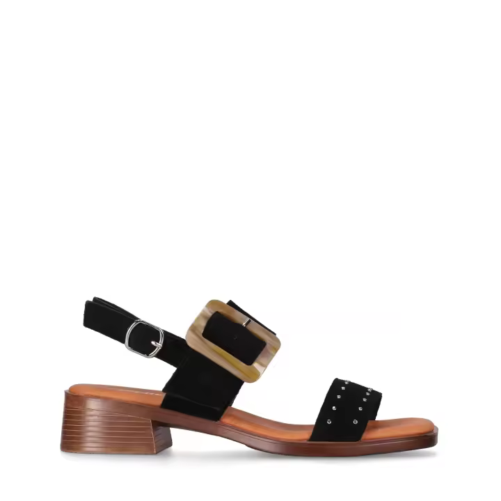 Chika10 Leather BINKA 07 Sandalia de Tacón Negro/Black - 1