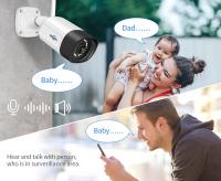 Hiseeu WiFi sistema de cámara de seguridad, NVR de 10 canales, video HD de 5MP, grabación de tiempo 24/7, visión nocturna en color, detección de movimiento humano, audio bidireccional, impermeable IP66, plug & play, sin HDD - details 1