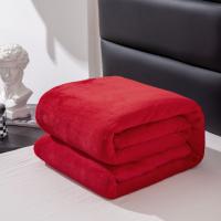 Manta De Felpa Gruesa De Color Sólido 1pc Adecuada Para Todas Las Estaciones Lavable En Máquina Estilo Sencillo Para El Hogar - details 3