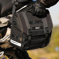 Bolsa De Sillín Para Motocicleta Rhinowalk Capacidad Grande 13L Con Panel De Soporte Organizador De Almacenamiento Lateral De Libera Rápida - details 1