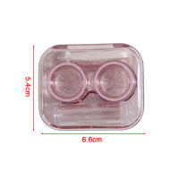 Nueva Estilo Caja De Lentes De Contácto Rosa Con Pinzas Y Set De Succión Plástico Portátil Para Mujer Viaje Moda 2022 - details 7
