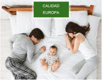 HOMESOL®  Funda de colchón rizo, Elástica, Transpirable, Tratamiento antialérgico con Cremallera. Ideal para Todas Las Alturas. - details 1