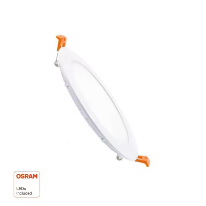 Placa Slim LED Circular 8W - OSRAM CHIP DURIS E 2835 4000K - 1
