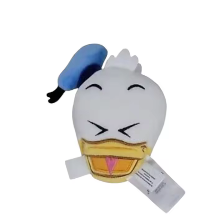 DISNEY - Peluche Emoji Pato Donald - Mide 10cm - Color Blanco, Amarillo y Azul - Sonriente - Regalo Original - Para Mayores de 3 años - 1