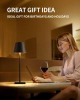 Lámpara De Escritorio LED Táctil Recargable Con USB Impermeable Para Ambiente De Restaurante Y Oficina Luz De Mesa Moderna - details 4