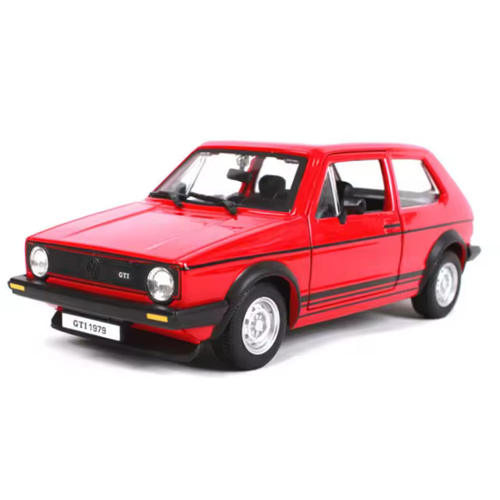 Modelo De Coche De Aleación Simulación Bburago 1:24 Volkswagen 1979 Golf GTI MK1 Decoración Colección Juguete Regalo Para Adultos Y Niños - 1