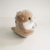 Adorable Otter Plush Keychain - 11Cm/4.33In - Soft Polyester Fleece - Perfect Gift for Otter Lovers - details 0