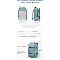 Mochila de viaje para mujeres, mochila de computadora portátil de negocios impermeable de 18 pulgadas, puerto de carga usb con bolsa de zapatos, mochila de senderismo - details 5