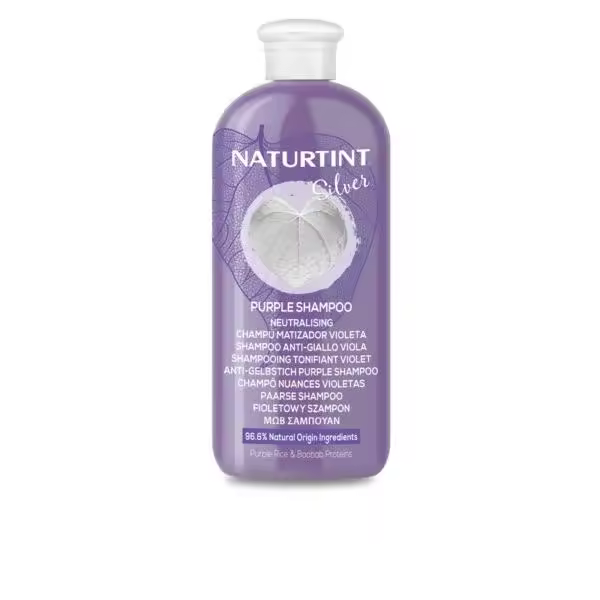 Naturtint Champú Plata para Cabello Rubio y Decolorado 330 Ml - 1