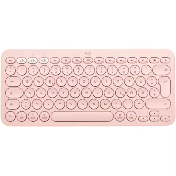 Teclado logitech k380 multi - device bluetooth rosa español - 1