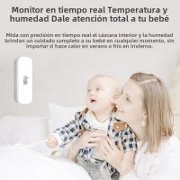 Sensor Inteligente De Temperatura Y Humedad WiFi Control Remoto Por App Compatible Con Alexa Y Google Home Para Interior - details 7