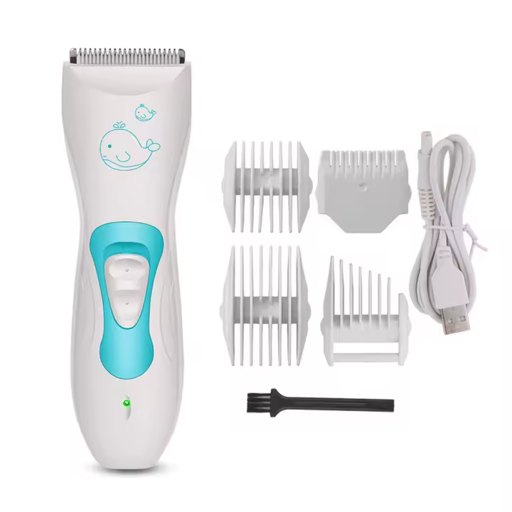 Baby Hair Clippers - Quiet Kids Hair Trimmer, Cordless & Waterproof Chargeable, Haircut Kit for Kids - 1
