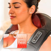 Masajeador De Espalda Calentado Shiatsu Portátil Masajeador De Cuerpo Completo Con Masaje Profundo De Rodilla Para Cuello Y Hombros Regalo De Navidad Y Cumpleaños - details 3