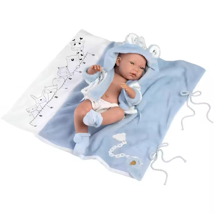 Muñeco Nico Recién Nacido Baño 40 cm. Llorens 73897 - Edad +3 Años - 1
