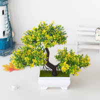 Arbusto Artificial De Bonsái Pequeño Con Flores Ornamento De Maceta Planta Falsa Para Decoración De Habitaciones Hoteles Y Salones Jardín - details 7