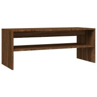 Vidaxl Mesa de Centro de Madera Contrachapada 100x40x40 Cm Blanco - details 2