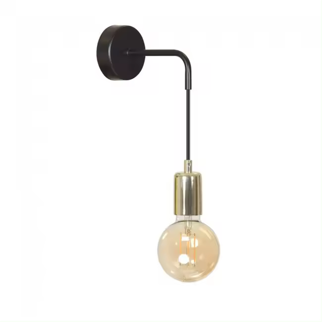 WONDERLAMP Wonderlamp Aplique de Pared Sives Negro LED Alta Calidad - 1