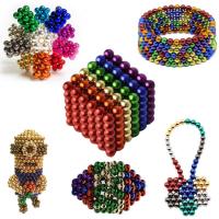 Bolas magnéticas 3D de esritorio para aliviar el estreno, 1000 piezas(5mm),juguetes Educativos de apéndice, Cubo Mágico, para Construcción de Figuras y Juegos Creativos,Original,Bolas Colores antiestrés - details 0