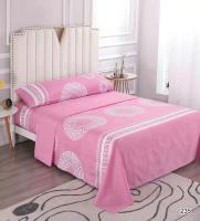 3 Piezas Juego de Sabanas Estampadas Cama 90 cm Gris Points - Primavera Verano - Algodón/Poliéster - Bajera, Encimera y Funda de Almohada - details 4