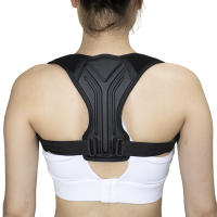 Corrector De Postura Cuello Espalda Ajustable Soporte De Correa Alivio Del Dolor Negro Tallas XS a XL Corset De Hombro Para Hombres Y Mujeres - details 10