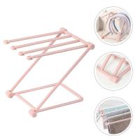 Soporte para diadamas ajustables, soporte para sombreros, organizador plegable para aros de pelo - details 3
