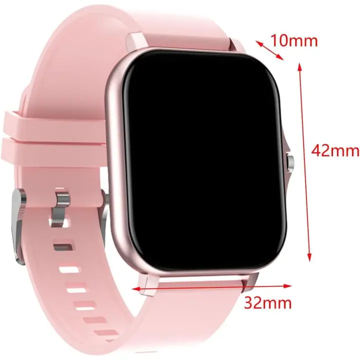 Reloj Inteligente Deportivo a la Moda para Hombre y Mujer Grande 1,83 Pulgadas (Rosa) - 1