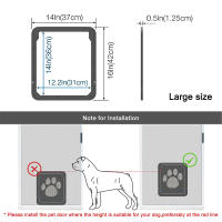 Puerta de Pets Segura y Fácil de Usar Función de Cierre Automático Grande para Perros y Gatos - details 10