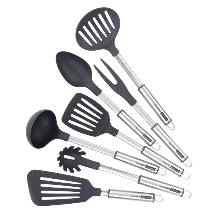 Tescoma - Utensilios de cocina acero inoxidable, nylon, silicona, utensilios para cocinar GrandCHEF - 1