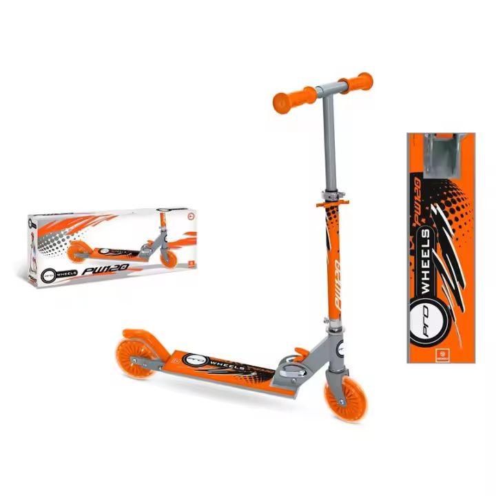 Patinete de Aluminio Mondo Toys 2 Ruedas - Estructura Resistente - Ligero y Fácil de Transportar - 1