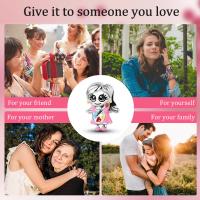 Encantos De Lurpa Con Forma De Pollo Y Corazón Pendientes De Plata Para Manualidades Joyería Original Para Mujeres DIY - details 52