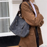 Bolso Lateral De Cuero Diseñador Para Mujer Bolso De Hombro Retro Capacidad Grande Bolso De Mano Casual Para Damas - details 13